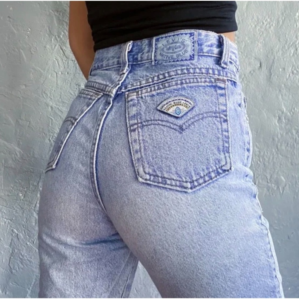 Vintage Levi's Native Blue Jeans Womens Size 9 High Rise 90s